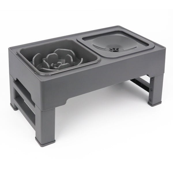 Slow Feeder Dog Bowl-Grey