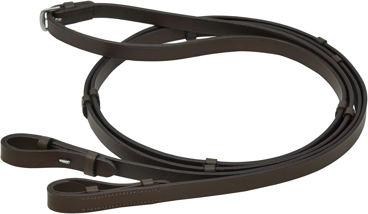 Taglory Leather Poly Roper Reins Silvertip Horseman's Braid Trail Rein